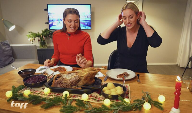 getvoila Weihnachtsmenü Test bei taff (ProSieben) – Verkostung am Tisch